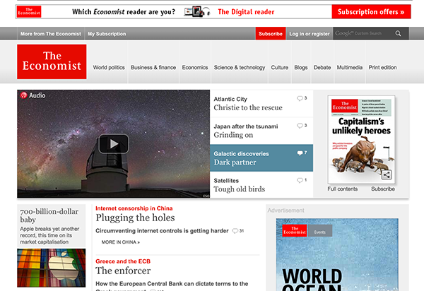 Why does The Economist magazine refer to itself as a newspaper?