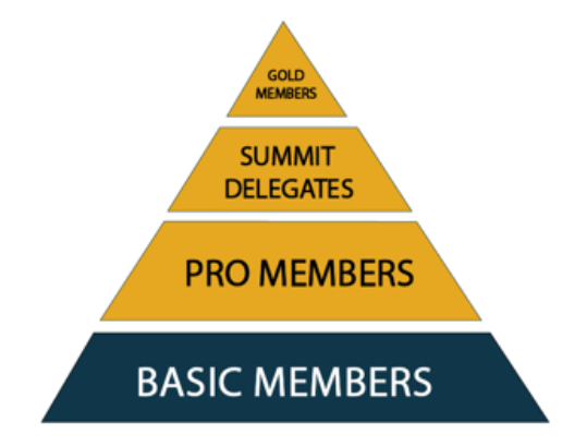 Mequoda Membership Pyramid