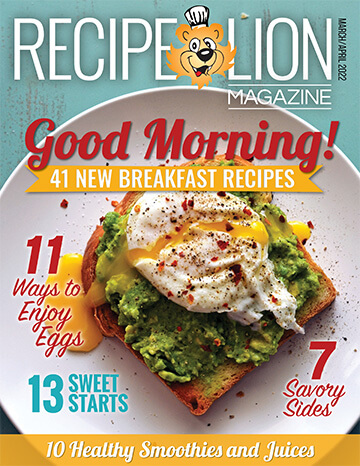 RecipeLion Magazine Publishes March/April 2022 Breakfast and Brunch Issue