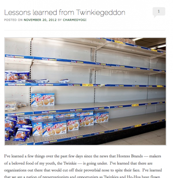 ideas for blog posts twinkies