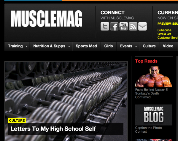 Muscle Mag Editorial Direction