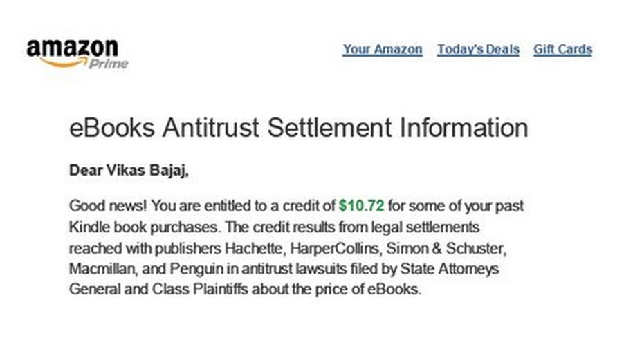 Is Amazon Giving Away Money? No, the Five Largest Book Publishers Are