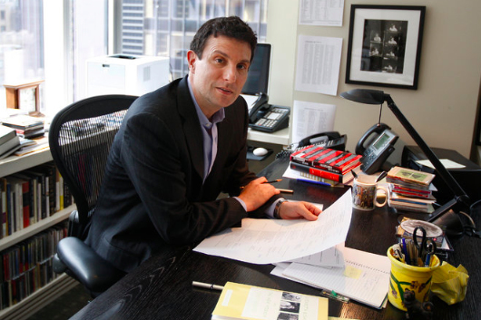 David Remnick, by Ruth Fremson via NYTimes.com