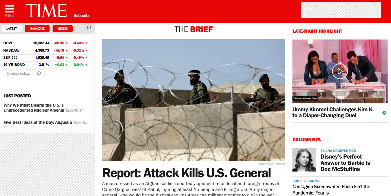 Time Inc. Digital Ad Revenue Sees 12 Jump Mequoda Daily