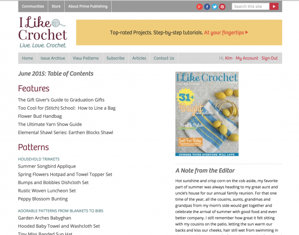 i like crochet magazine