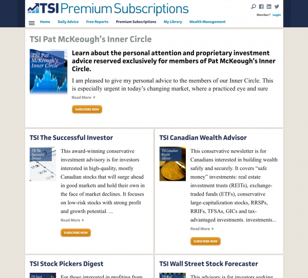 TSI's newsletter business model shows a great use of the newsletter content business model