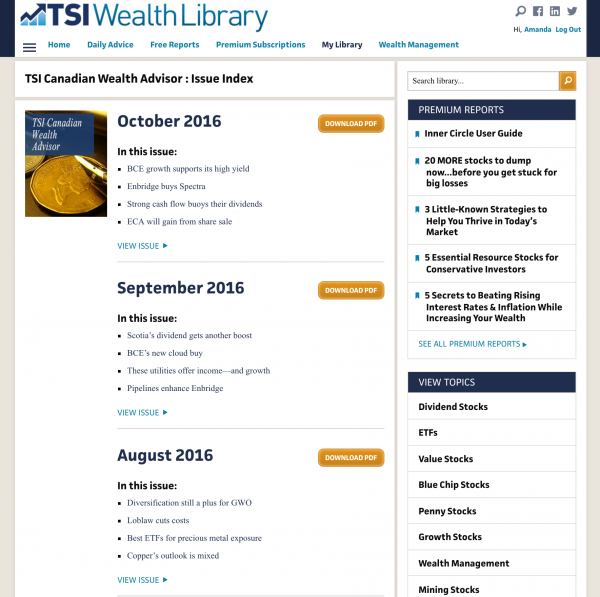 TSI's newsletter business model shows a great use of the newsletter content business model