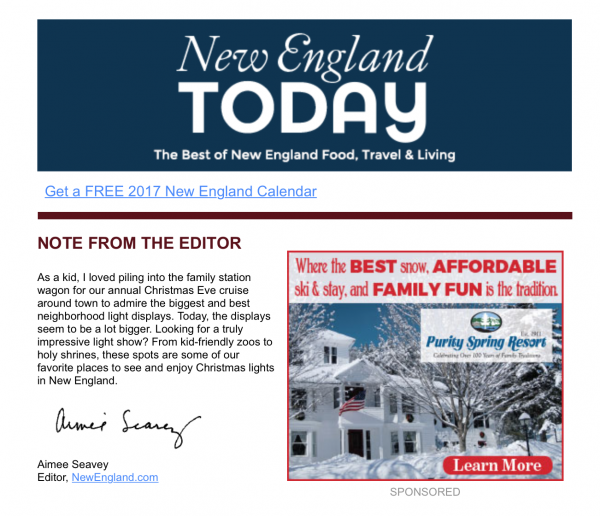 email call to action yankee magazine