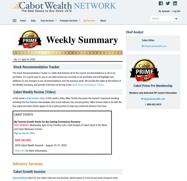 cabot wealth Niche Publishers See 46% Increase in Digital Subscription Sales During Pandemic