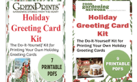 Food Gardening Network and GreenPrints Magazine Celebrate the holiday season with the release of Two New Holiday Greeting Card Kits
