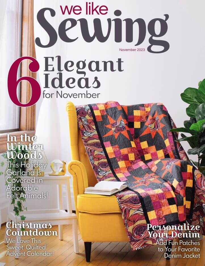 Sew something amazing from the November Issue today!