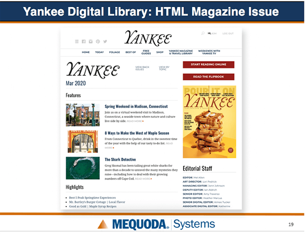 Yankee Digital Library magazine