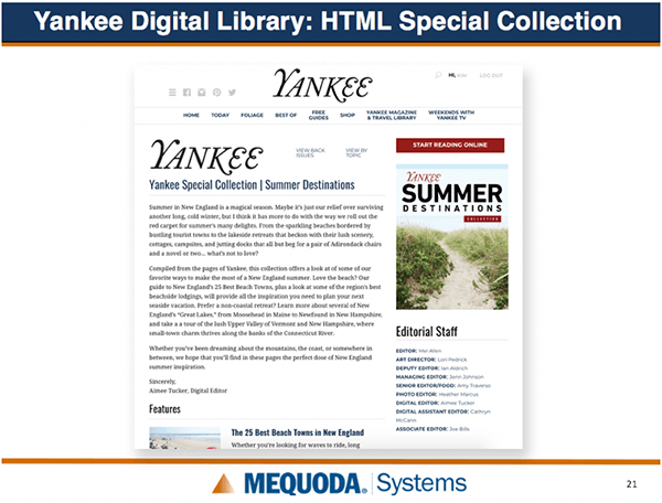 Yankee Digital Library special collection