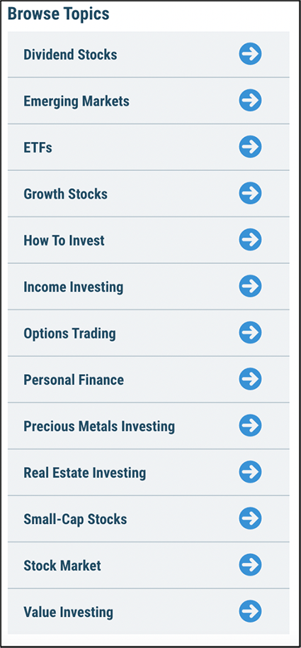 CWN Categories and Topics