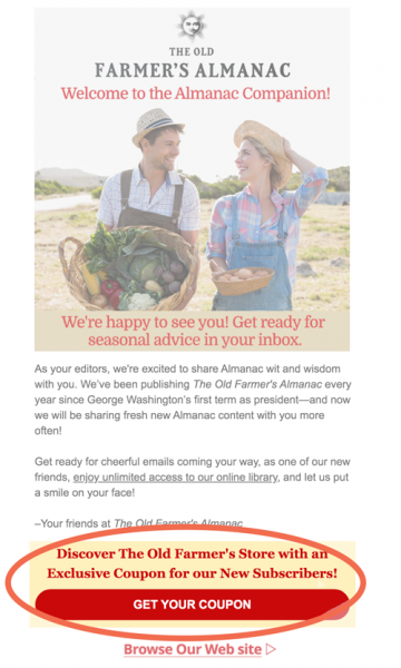 email copywriting cta