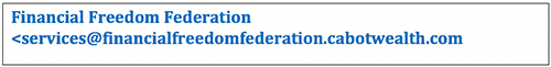 FFF from email address