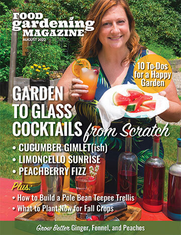 Food Gardening Magazine August Cover