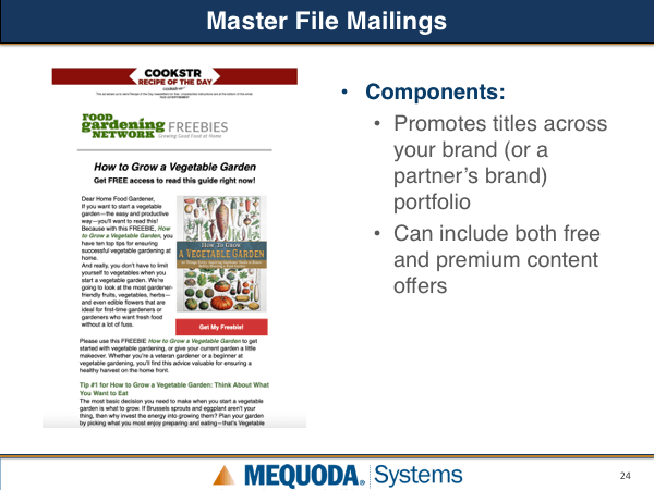 Master File Mailings