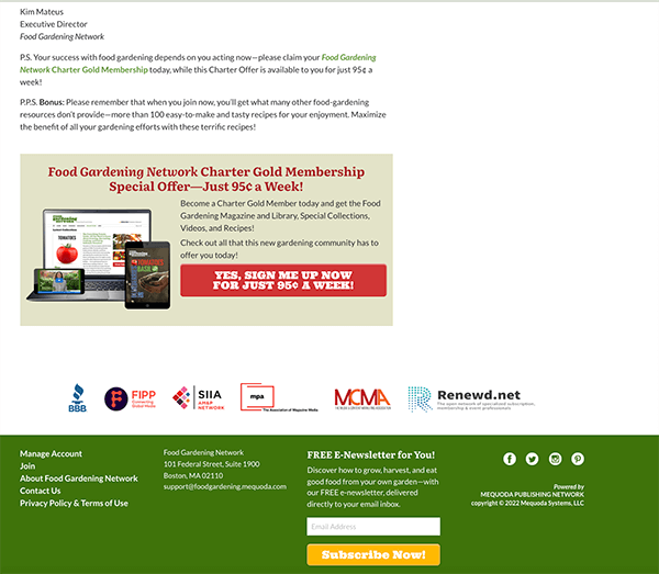 Food Gardening Network SLLP