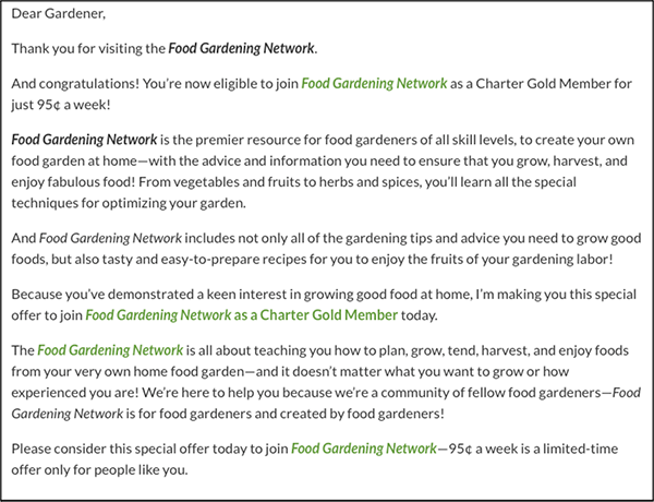 Food Gardening Network SLLP Body Copy