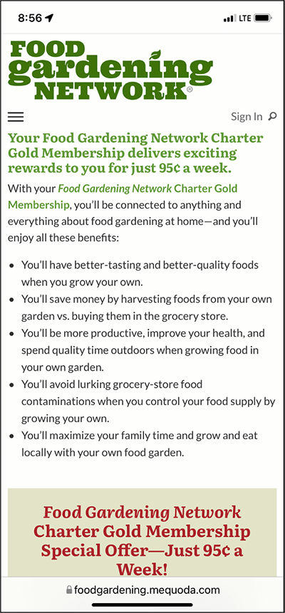 Food Gardening Network SLLP Mobile