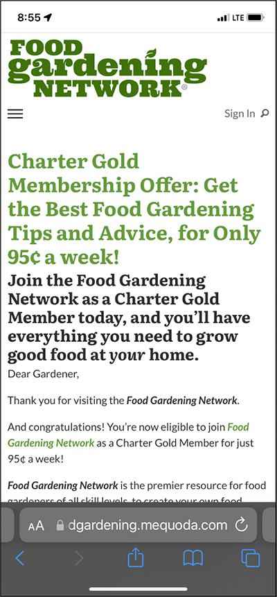 Food Gardening Network SLLP Mobile