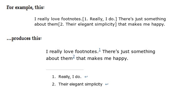 FD Footnotes Plugin for WordPress