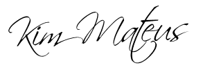 Kim Mateus signature
