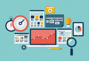 Website SEO and analytics icons