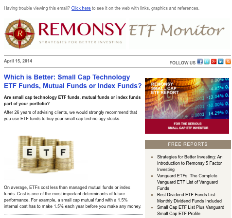 remonsy email newsletter